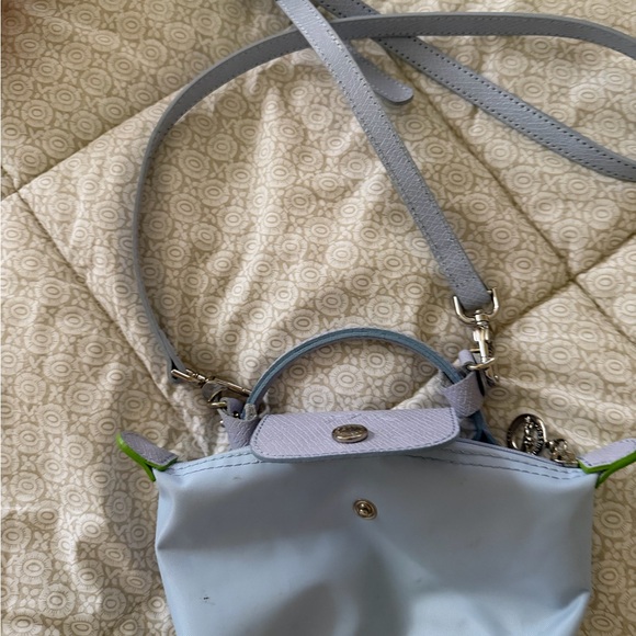 Longchamp Handbags - Longchamp Light Blue Crossbody Bag